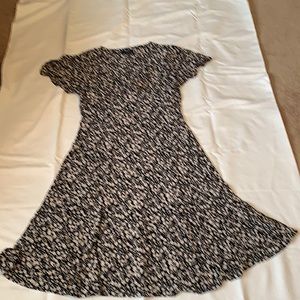 Chaps large black/floral dress